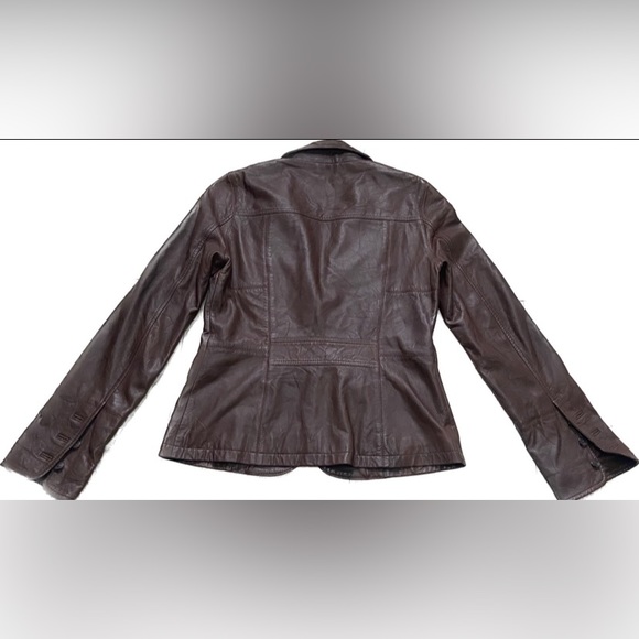KENNETH COLE REACTION LEATHER JACKET - Picture 4 of 5